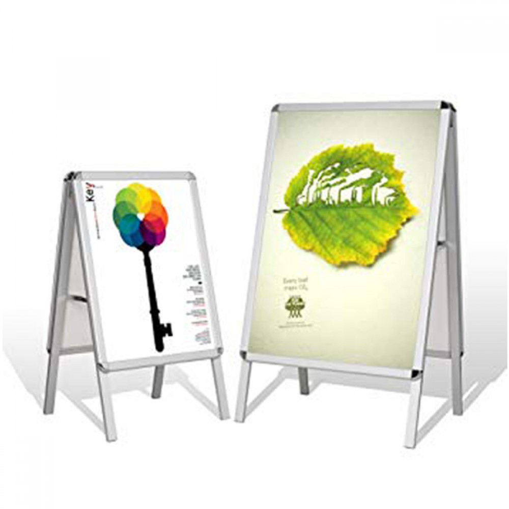 Aluminyum poster afiş A stand