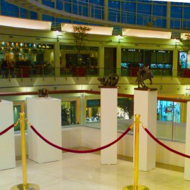 Pirinc altin sari toren sergi ve vip bariyeri