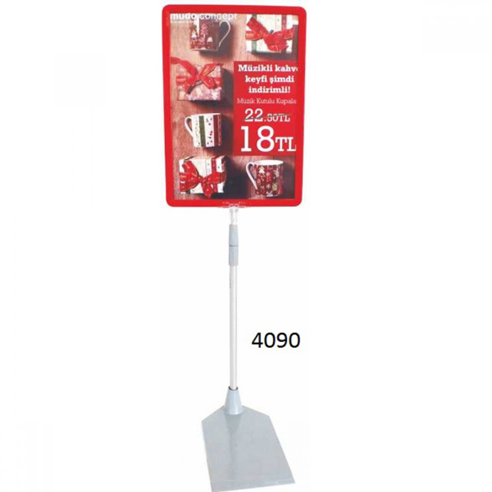 Ayakli çerçeve takımı (poster etiket standı)