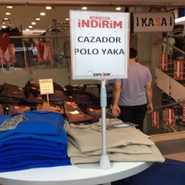 Ayakli çerçeve takımı (poster etiket standı)