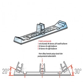 Dereceli Çerçeve tutucu masaustu ayak