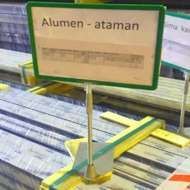 Ayakli çerçeve takımı (poster etiket standı)