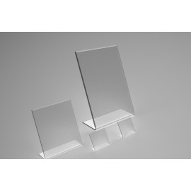 A4 ŞEFAF PLEKSİ ETİKETLİK L TİPİ DİKEY