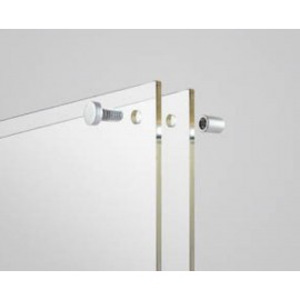 Pleksi  metal ayakli çerçeve