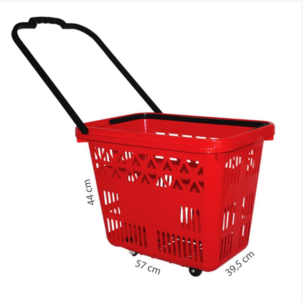 Alış veriş sepeti 54 litre ( tekerlekli)